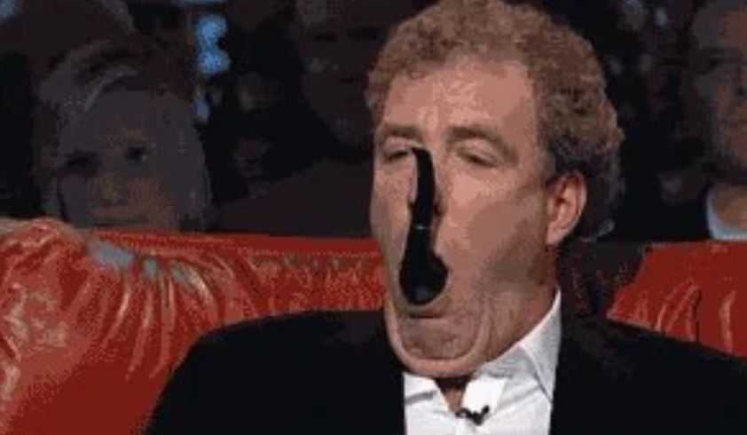 Jeremy Clarkson's attempt at smoking a pipe